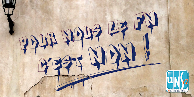 Pour nous le FN c'est NON !